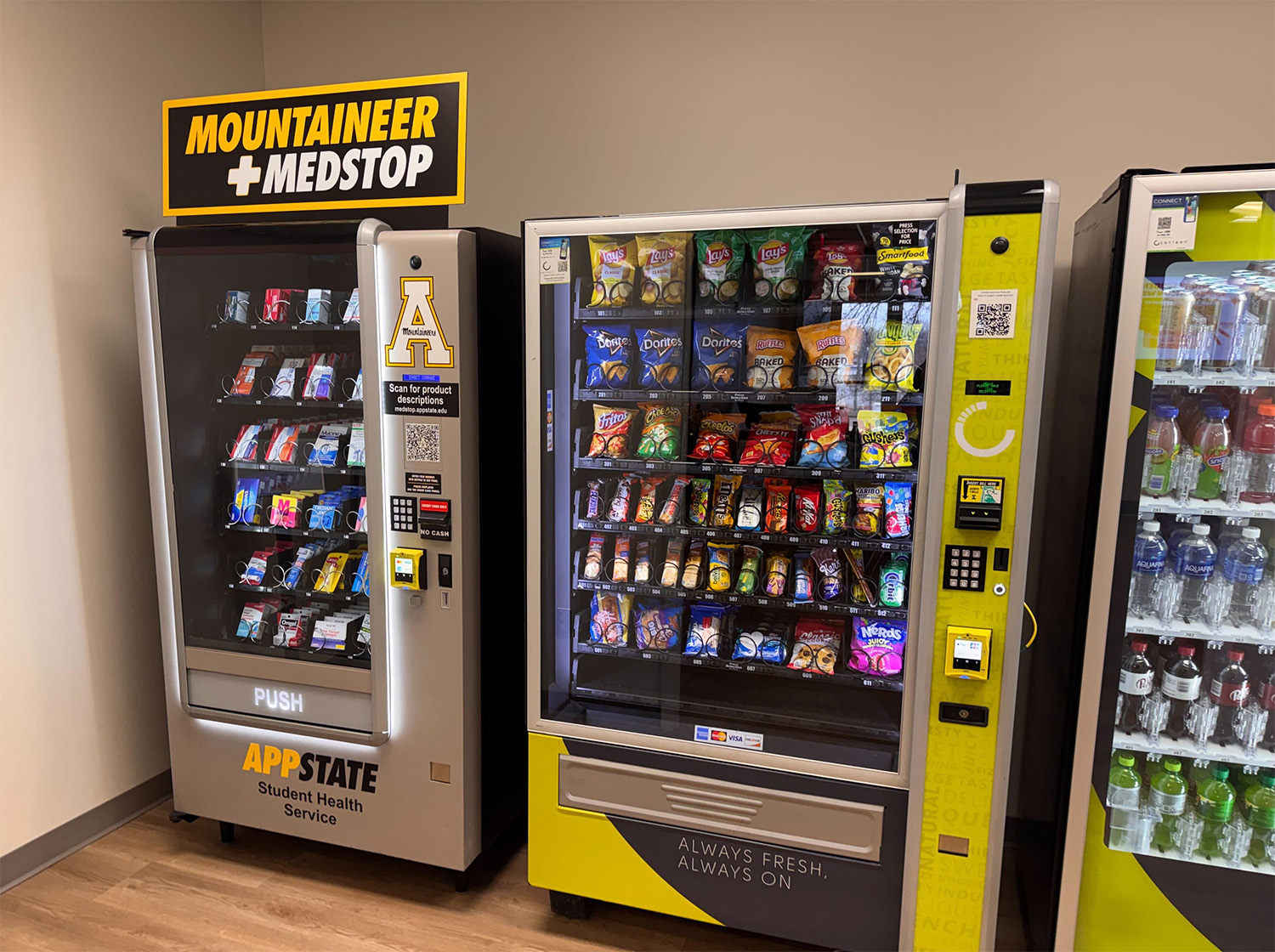 Mountaineer Medstop Vending machine