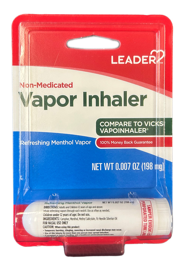 Vapor inhaler front